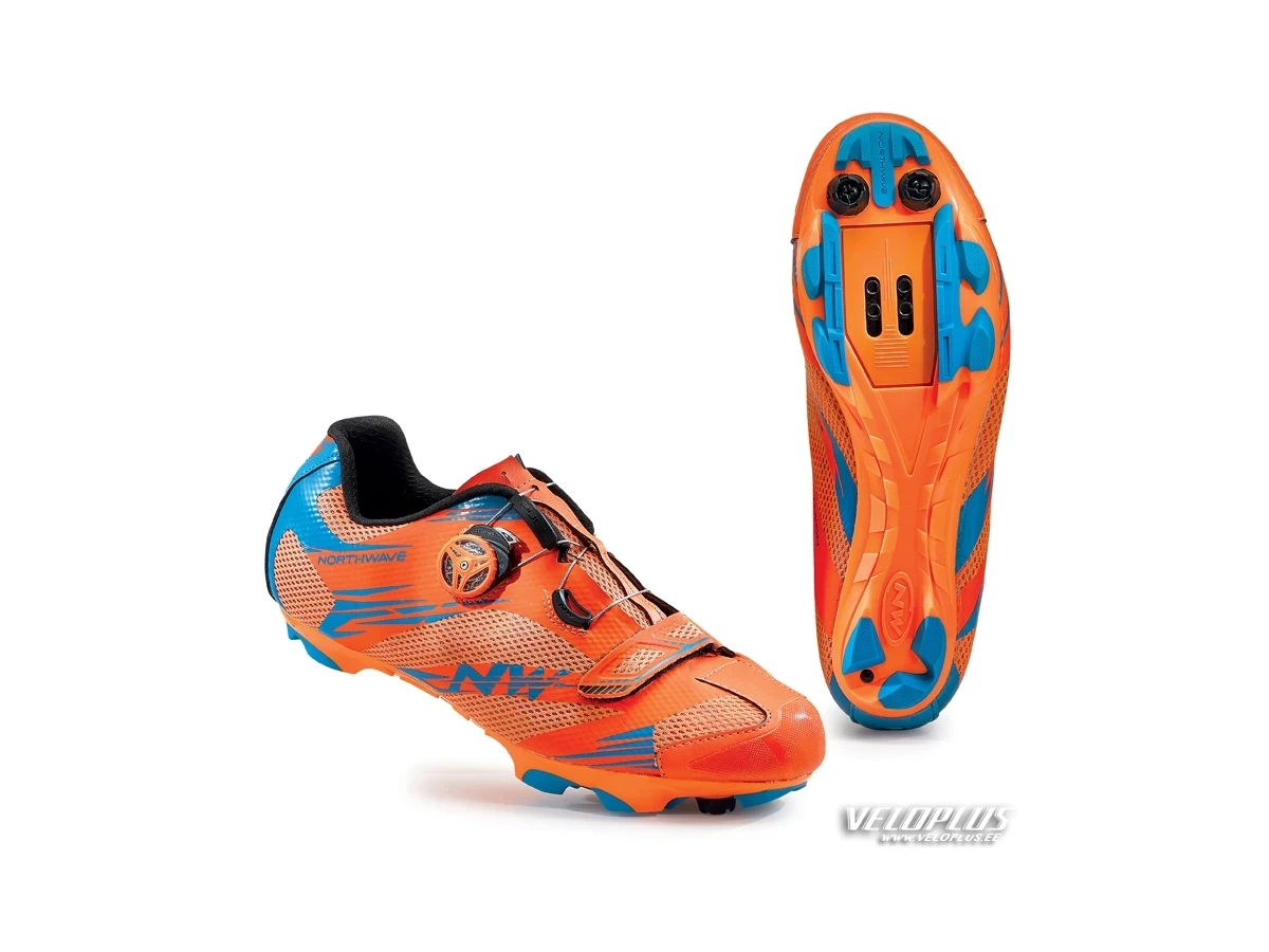 MTB Shoes Northwave SCORPIUS 2 PLUS ORANGE/BLUE 39½