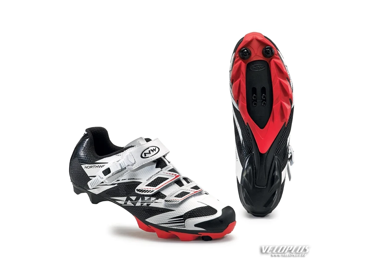 MTB Shoes Northwave SCORPIUS 2 SRS WHITE/BLACK/RED 44