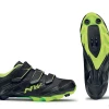 MTB Shoes Northwave SCORPIUS 2 BLACK/MIL/YELLOW FLOU 41 thumbnail 1