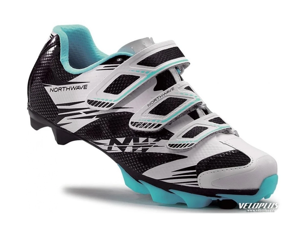 MTB shoes WMN Northwave KATANA 2 white/black/mint 39
