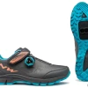Trekking shoes Northwave CORSAIR WMN 40 anthracite/orange/light blue thumbnail 1