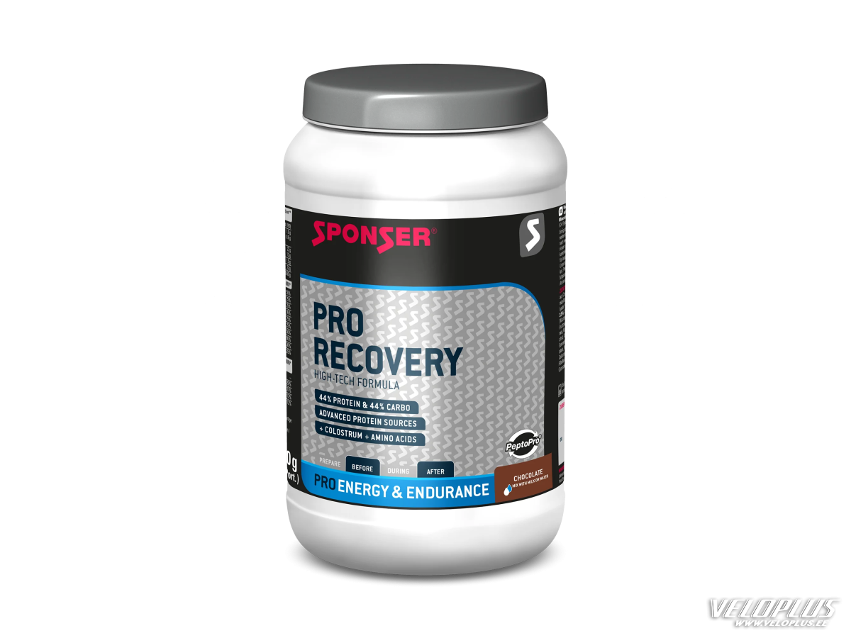 Atjaunošanās dzēriena pulveris Sponser Pro Recovery šokolāde 800g