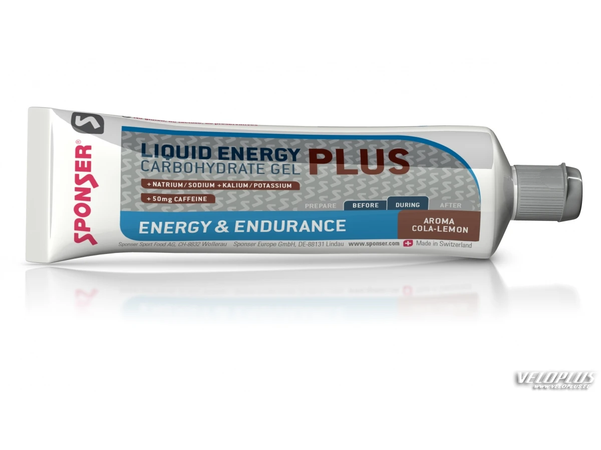 Energiageel Sponser Liquid Energy Plus 70g (koola-sidrun)