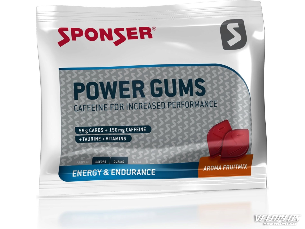 Sponser Power Gums, puuvili 75g