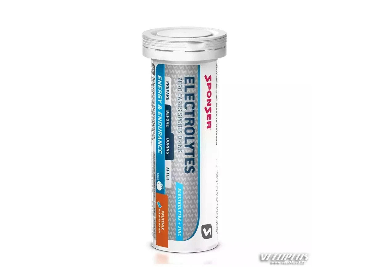 Joogitabletid Sponser Electrolytes 10x4,5g sidrun