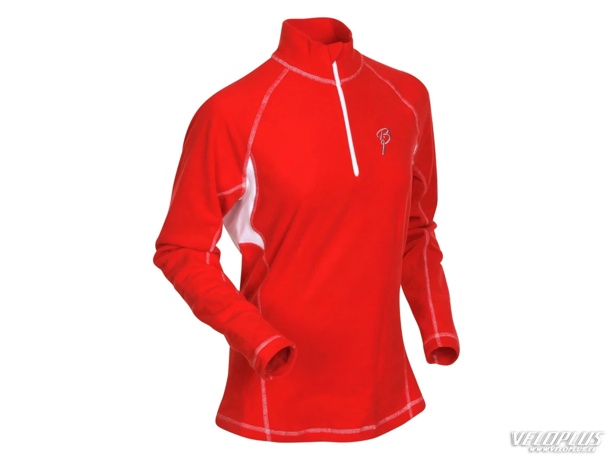Fleece Bjorn Daehlie Motion half zip red woman M