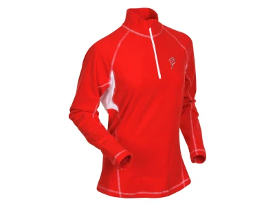 Fleece Bjorn Daehlie Motion half zip red woman M