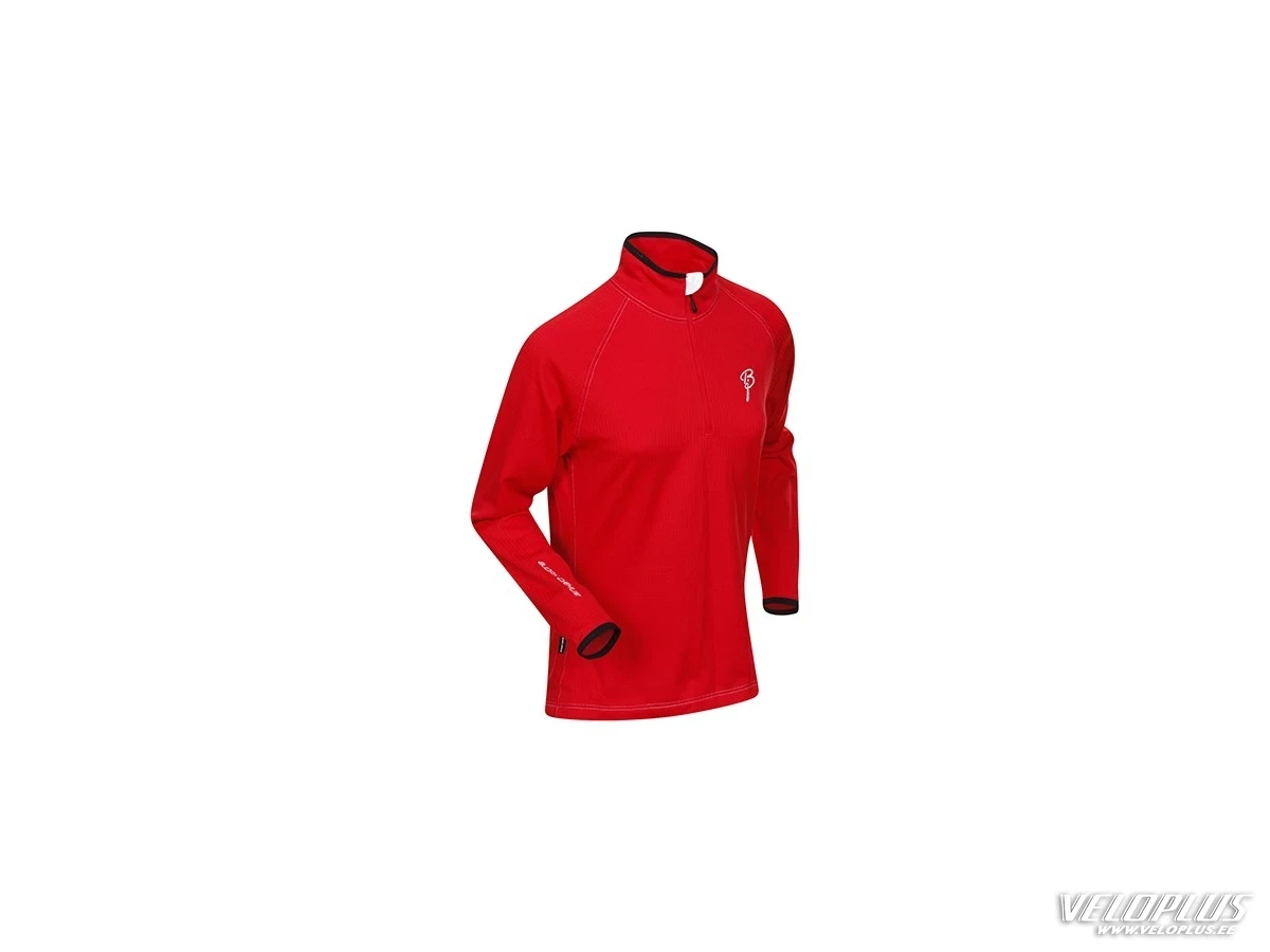 Shirt Bjorn Daehlie Gate half zip red woman XS
