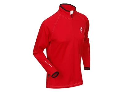Shirt Bjorn Daehlie Gate half zip red woman XS