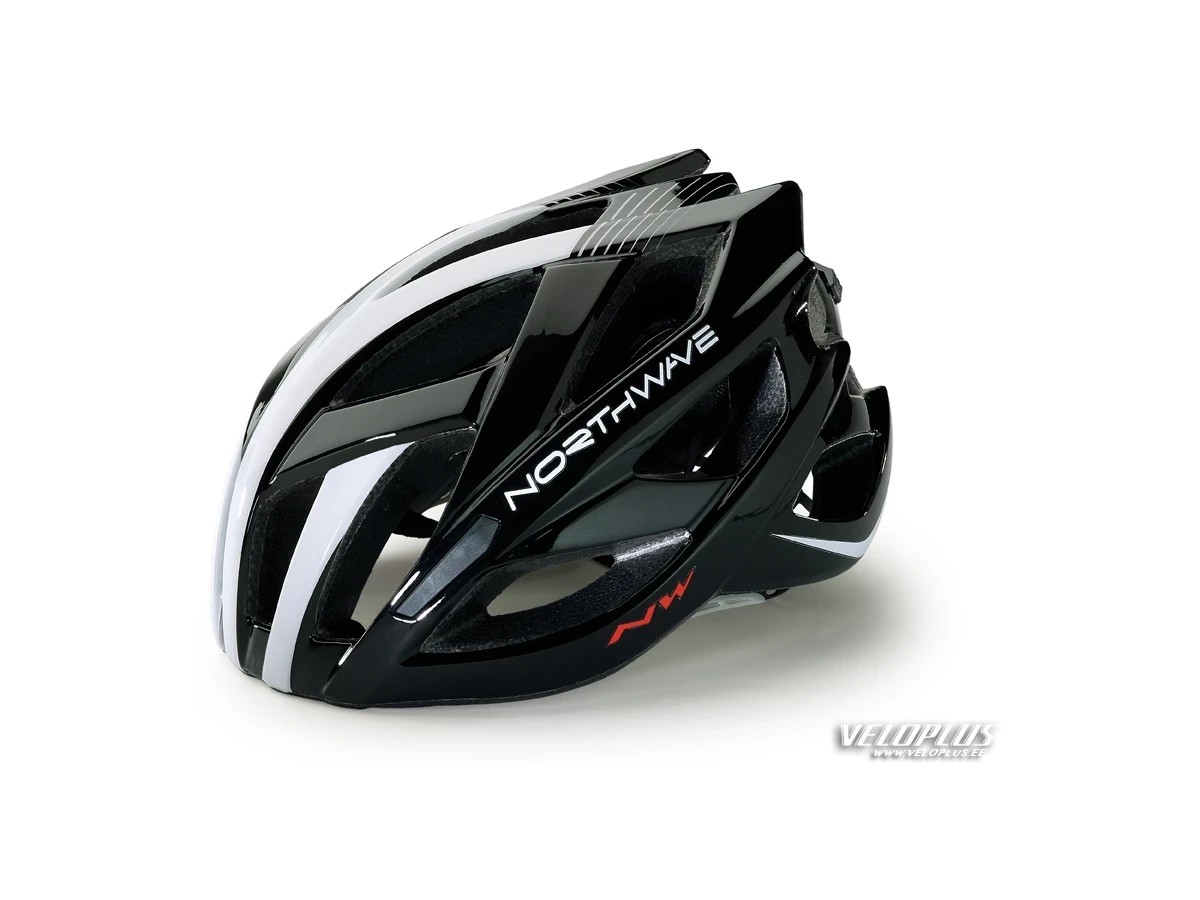Maanteekiiver Northwave AIRCROSSER must/valge/punane SM 54-58cm
