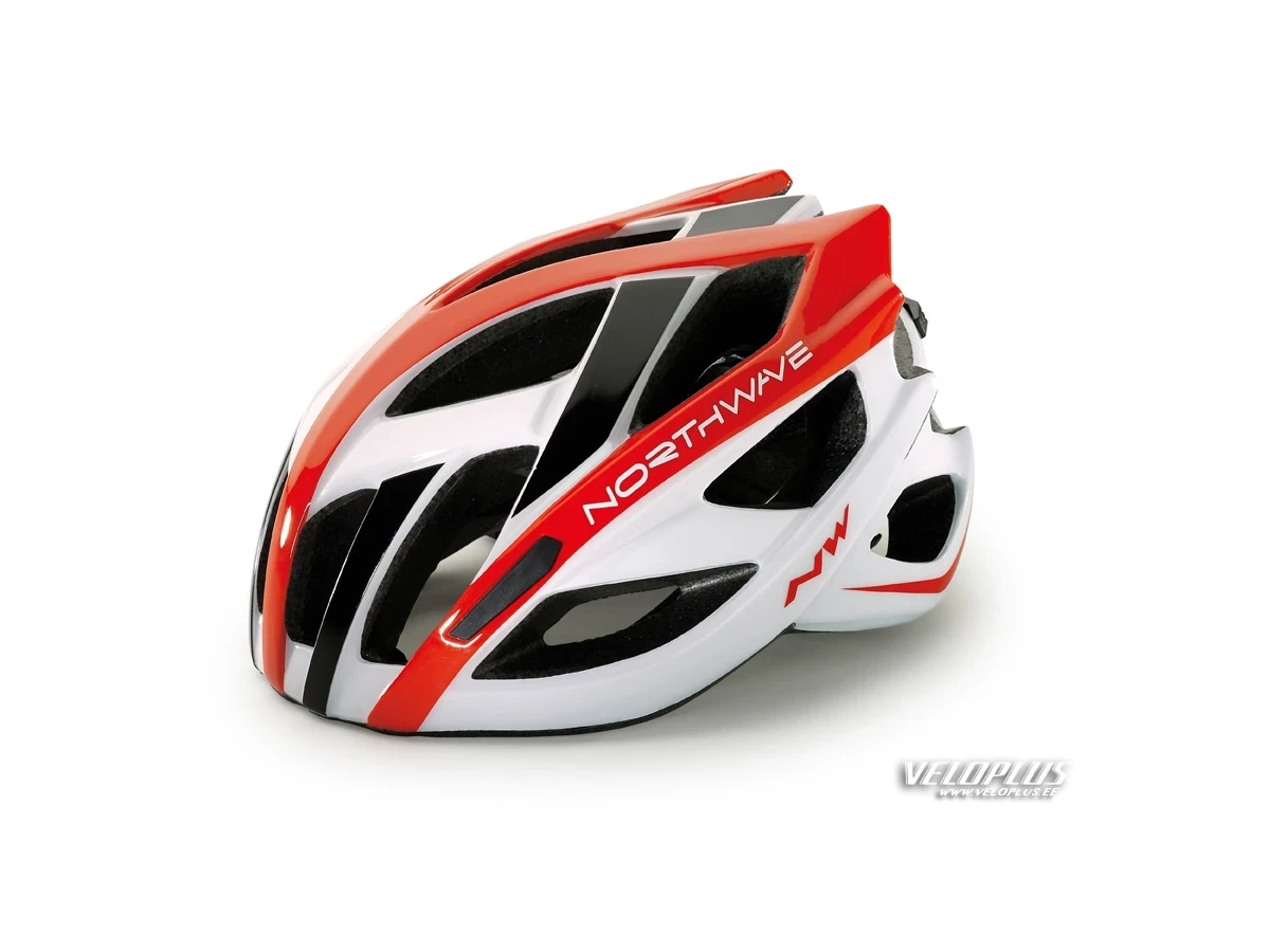 Road Helmet Northwave AIRCROSSER WHITE/RED/BLACK SM