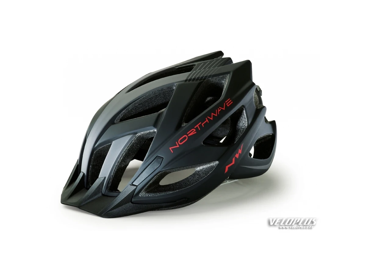 MTB Helmet Northwave SCOUT MATT BLACK/BLACK/RED SM