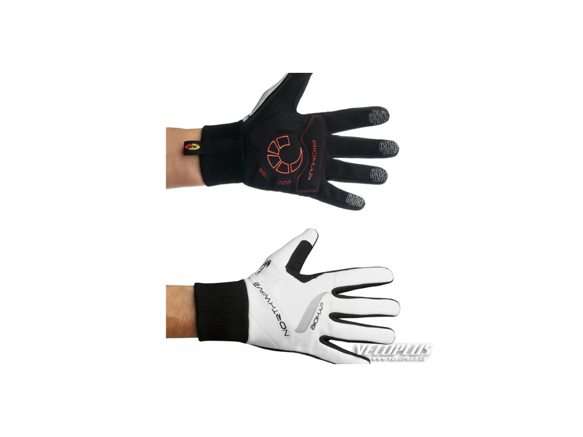 Winter Gloves Northwave POWER LONG GLOVES BLACK/WHITE L