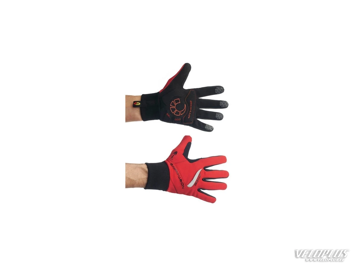 Winter Gloves Northwave POWER LONG GLOVES BLACK/RED S