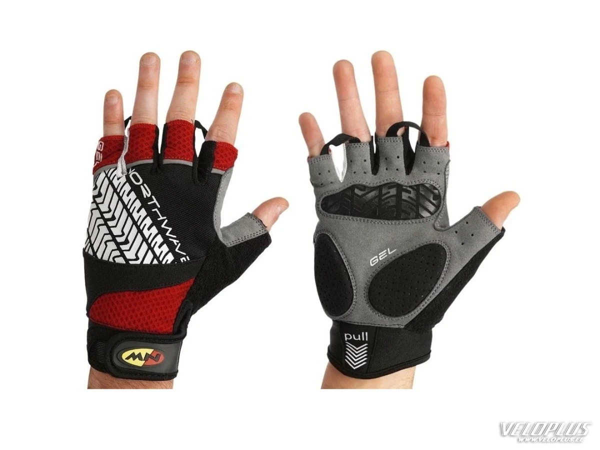 Short gloves Northwave Dumper black-red M