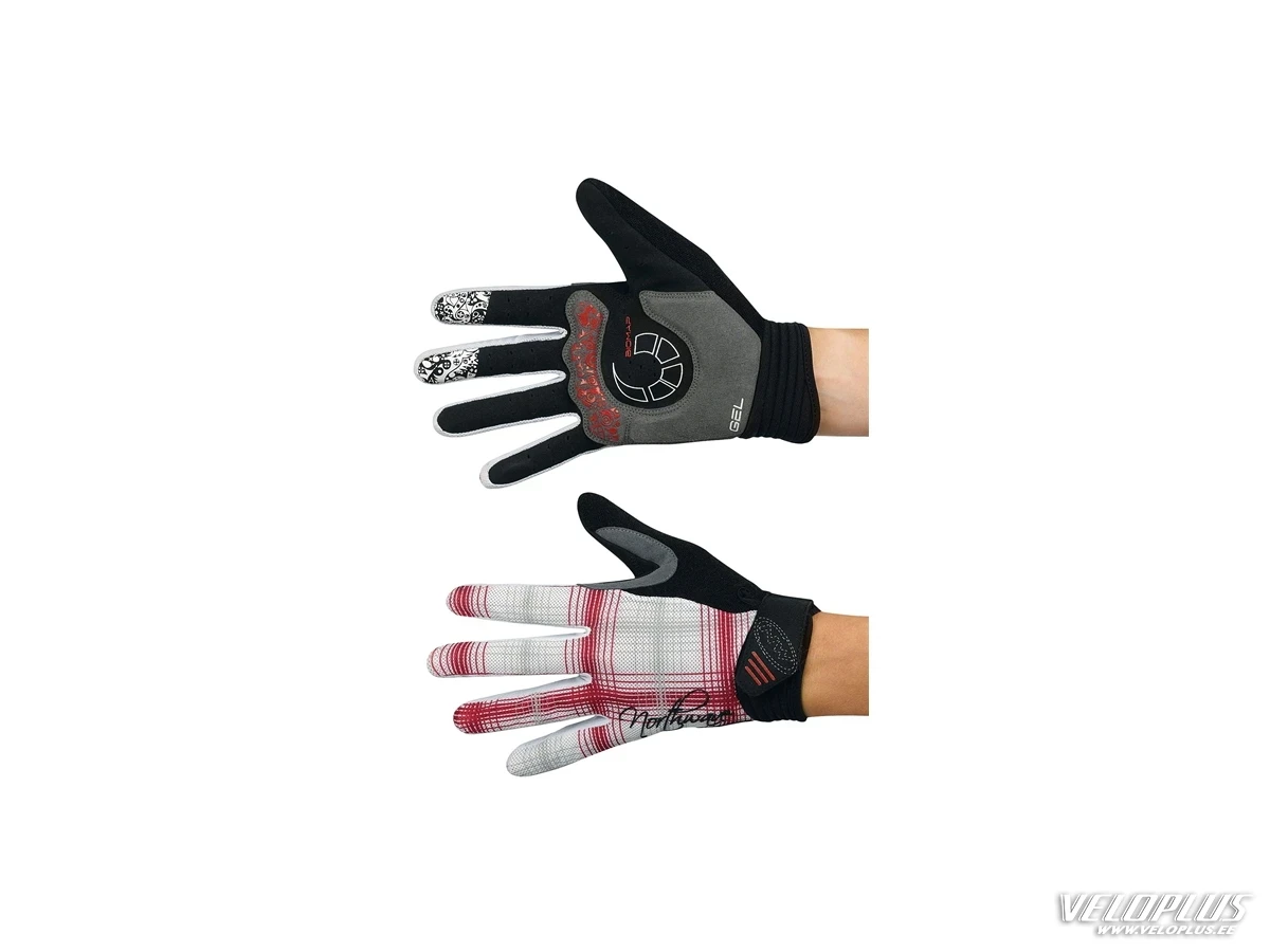 Pikad kindad Northwave MTB Air naiste chequepunane roosa L