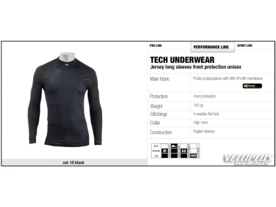 Underwear jersey Northwave TECH L/S black XS