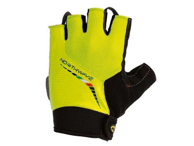 Short gloves Northwave Force yellow fluo  L
