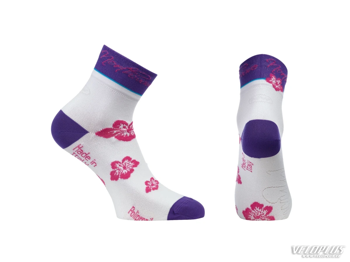 Sokid Northwave Diva naiste valge-lilla-fuksia M