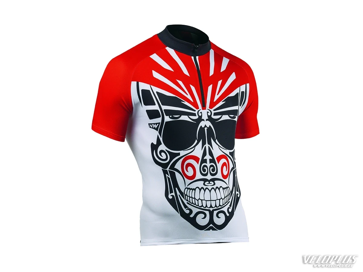 Lühike särk Northwave Ghost rider valge-punane XL