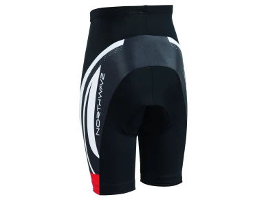 Lühikesed püksid Northwave LOGO KID SHORT must-valge 11-12