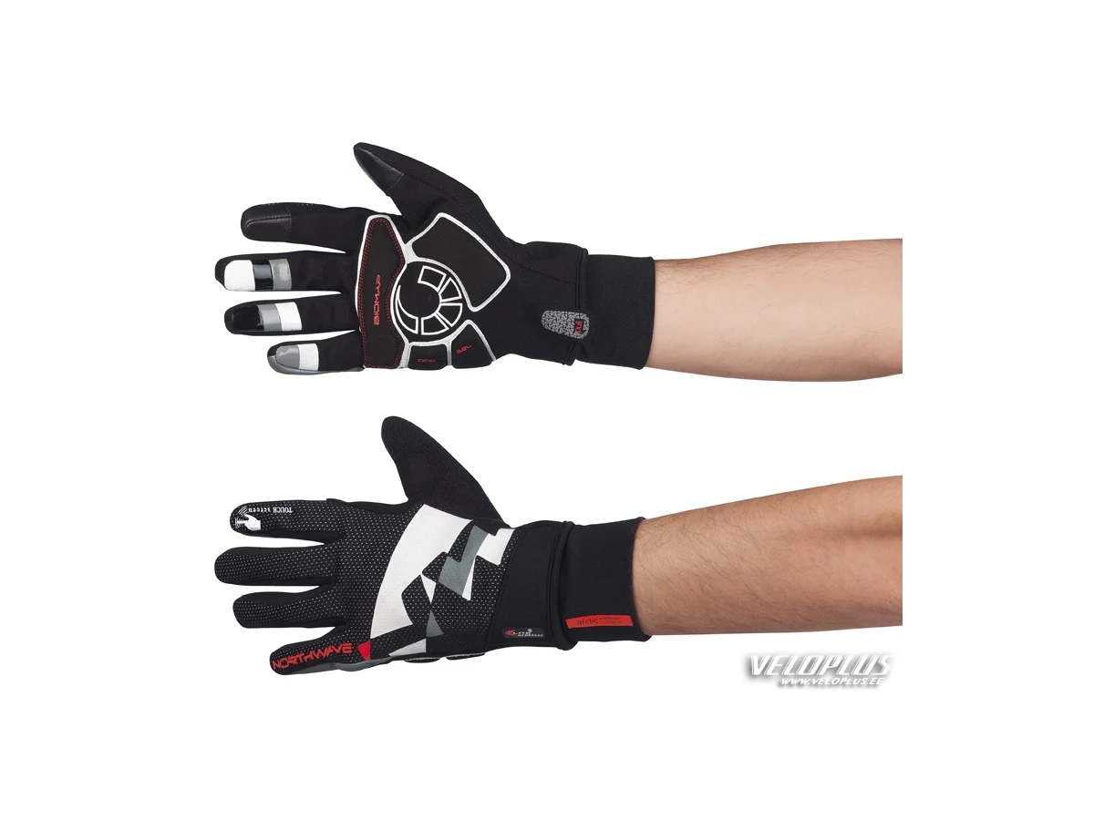 Northwave X-CELLENT TOUCH LONG GLOVES BLACK/WHITE M