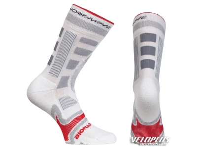 Northwave EVOLUTION WINTER SOCKS WHITE/RED M
