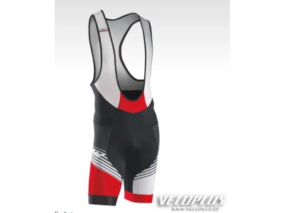 Northwave BULLET BIBSHORTS BLACK-WHITE-RED 3XL