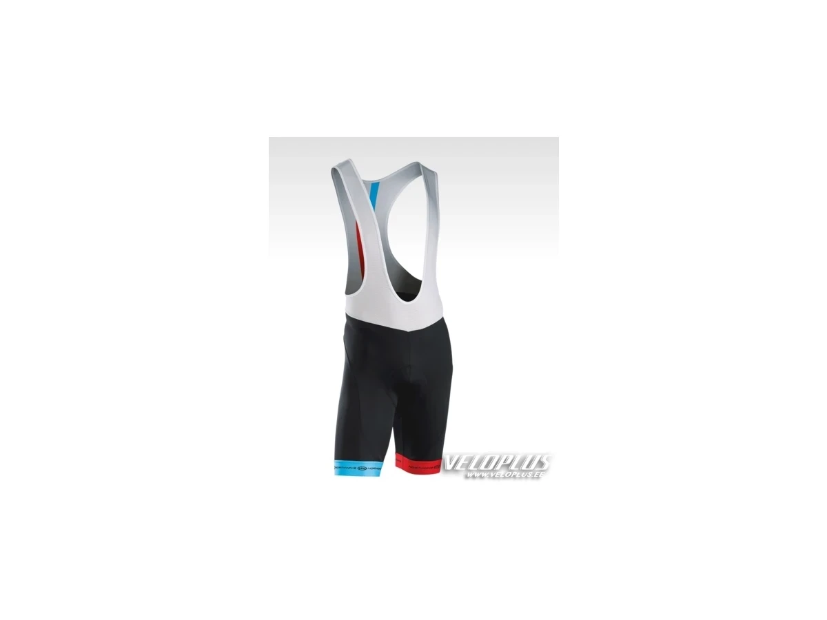 Northwave LOGO BIBSHORTS BLACK-RED XXL