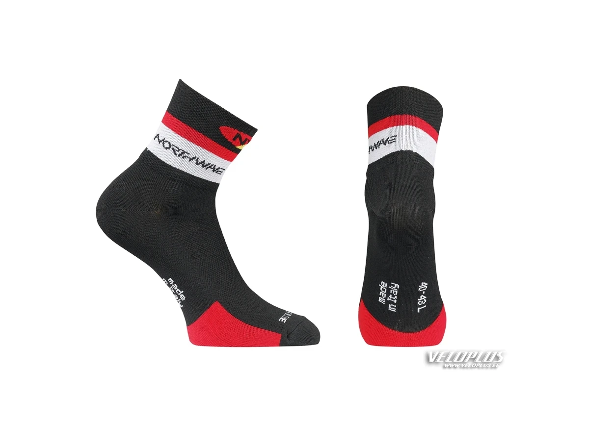 Northwave LOGO SOCKS BLACK-RED L