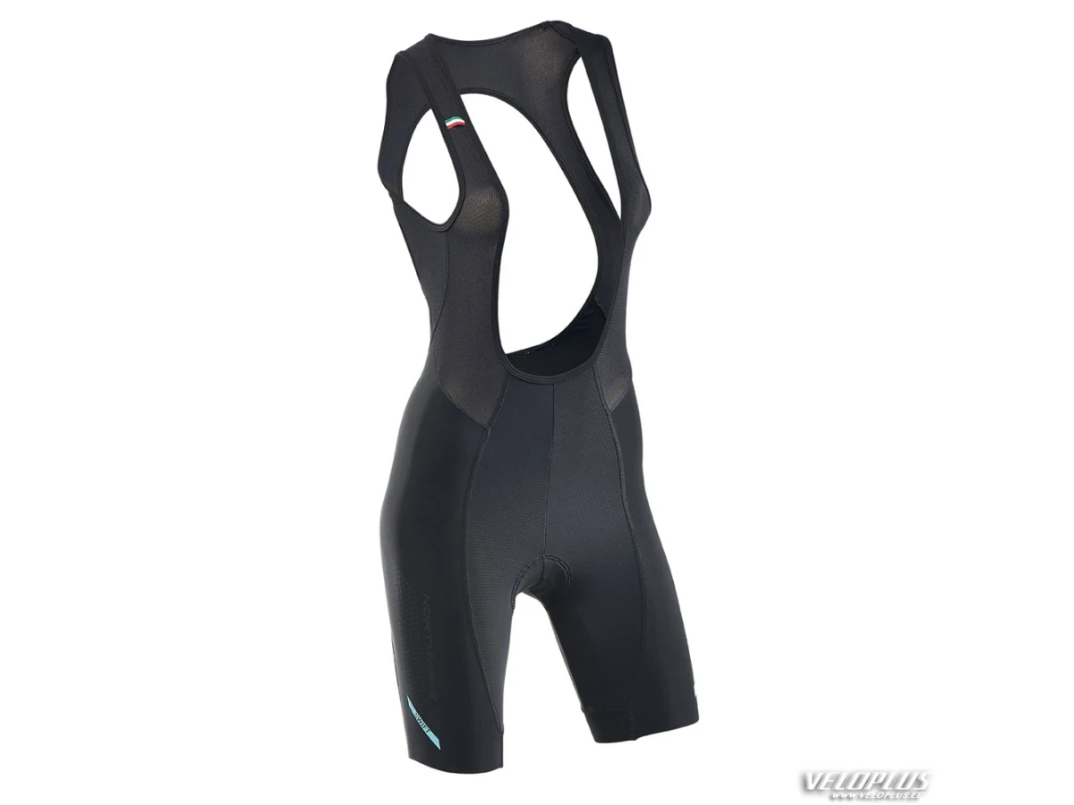 Naiste traksidega lühikesed püksid Northwave SWIFT BIBSHORTS must L