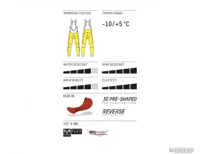 Pikad püksid Northwave LIGHTNING BIBTIGHTS TOTAL PROTECTION XL