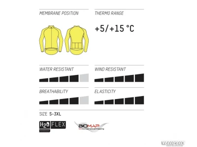 Jakk NORTHWAVE EXTREME H2O LIGHT JACKET erekollane XL (52)