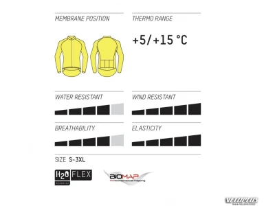 NORTHWAVE EXTREME H2O LIGHT JACKET RED M (48)
