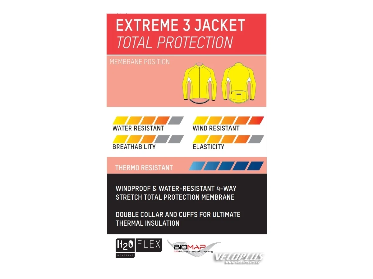 Northwave EXTREME 3 JACKET TOTAL PROTECTION black/grey L