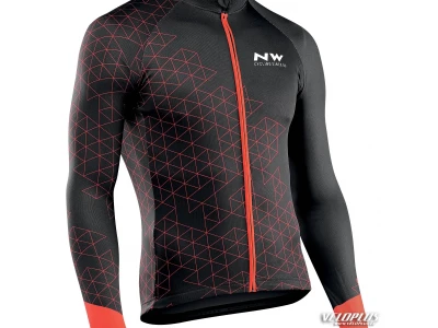 Long sleeve jersey NORTHWAVE BLADE 3 black/red M