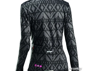 Women jacket Northwave ALLURE TOTAL PROTECTION black/sangria L