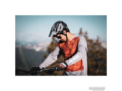 Long sleeve jersey Northwave EDGE XL light grey/orange