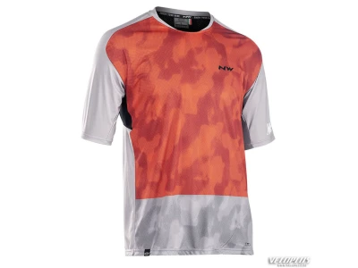 Jersey Northwave EDGE light grey/orange 4XL