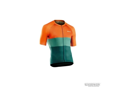 Northwave BLADE AIR JRS S/S GREEN/SIENAORANGE XL
