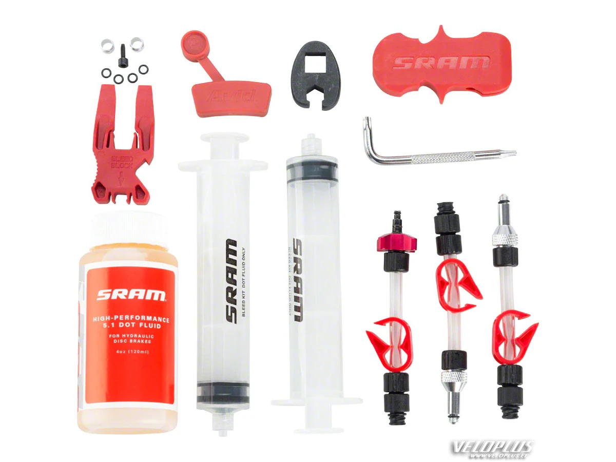Standard Brake Bleed Kit (2 syringes,blocks, Bleeding Edge DOT5.1)