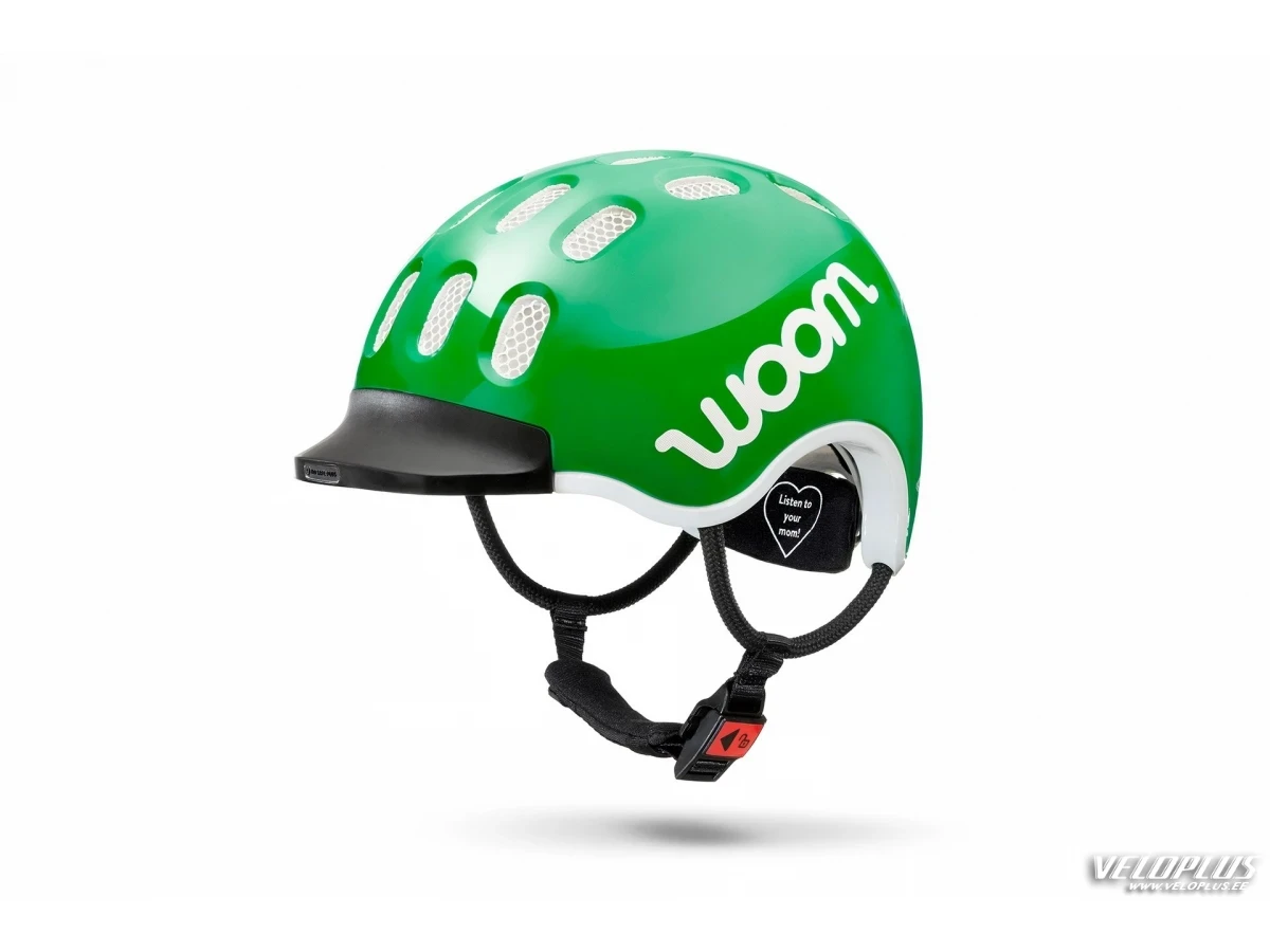 WOOM KIDS HELMET L 55-60cm green
