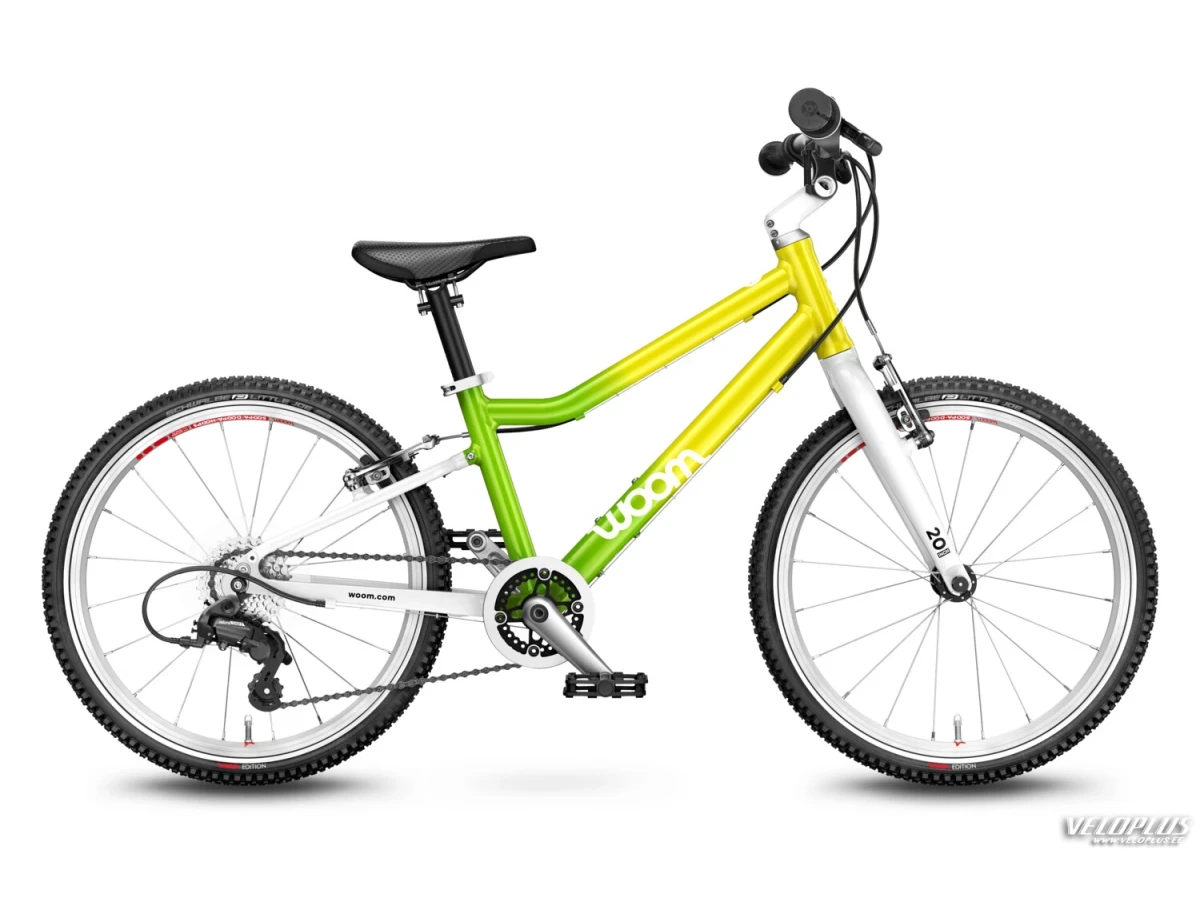 Kids bike WOOM 4 FADE EDITION atomic neon