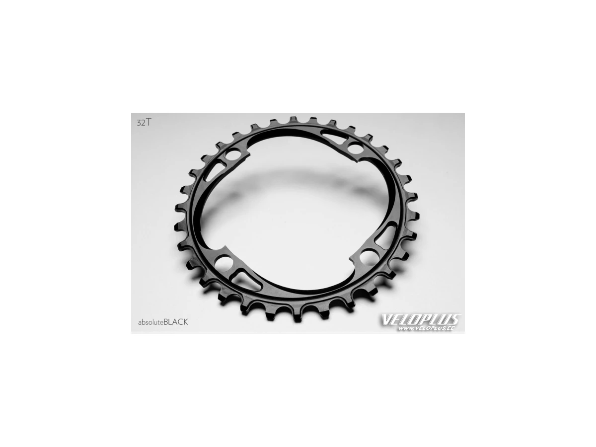 Chainring AbsoluteBlack 104/64 BCD 30 black 1X