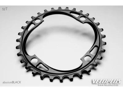 Chainring AbsoluteBlack 104/64 BCD 30 black 1X