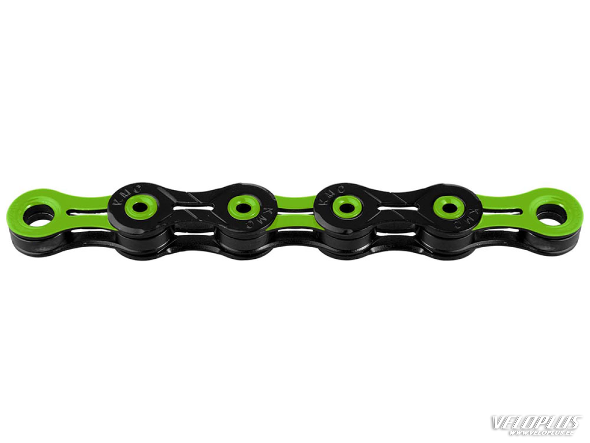Chain KMC DLC 11 Black/Green118L