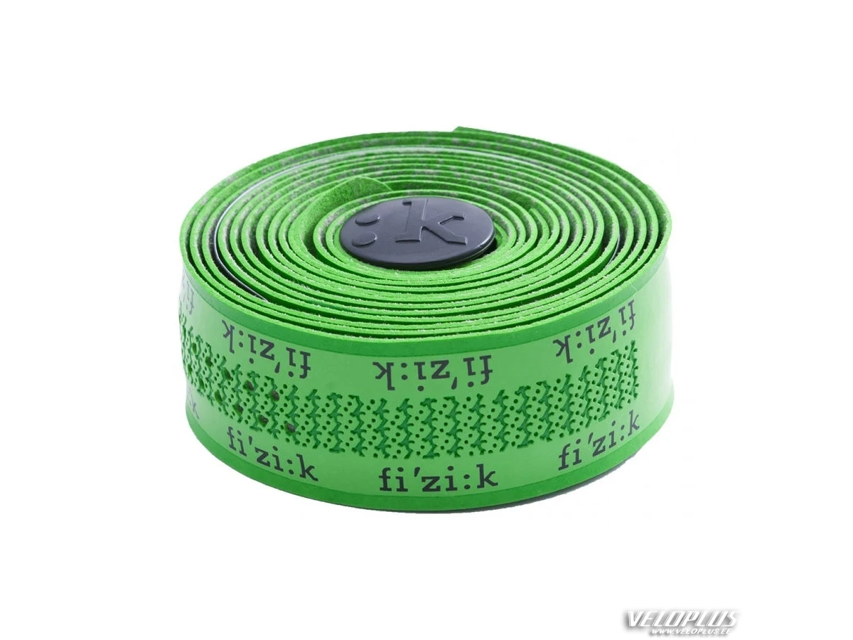 Bar tape Fizik Superlight Tacky - Green with logos