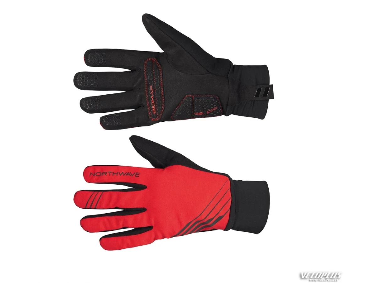 Northwave POWER 2 GEL LONG GLOVES RED/BLACK XL