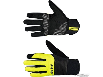 Winter gloves Northwave POWER 3 GEL PAD black/yellow flou L