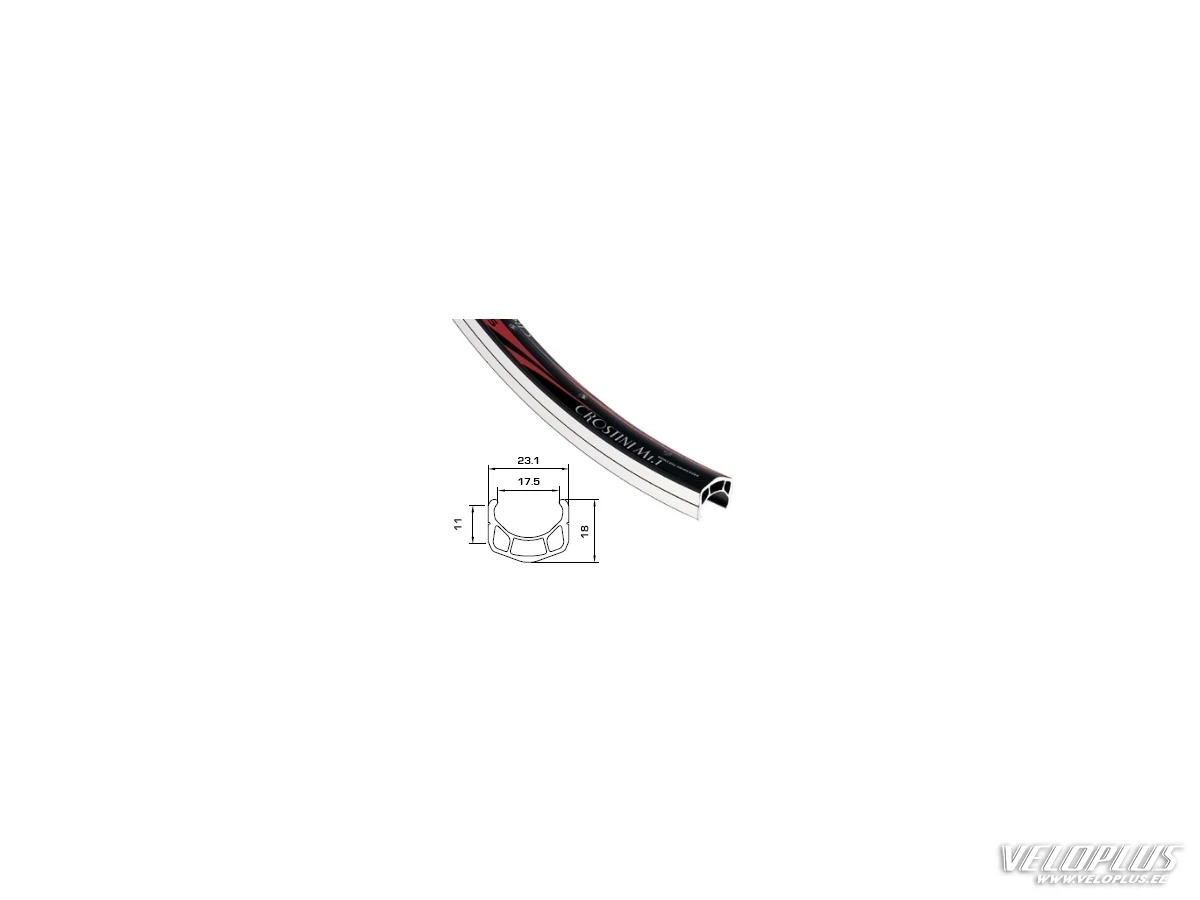 Rim Alex CROSTINI M1.1 700x32 A.V black